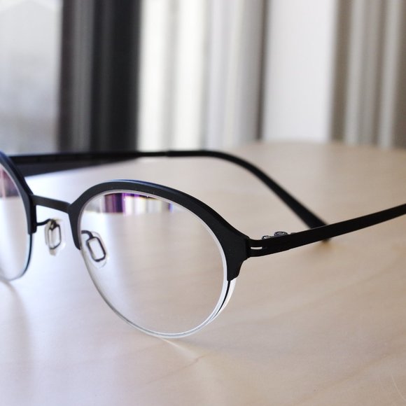 MODO 4059 SEMI RIMLESS TITANIUM EYEGLASS FRAMES - Picture 2 of 3